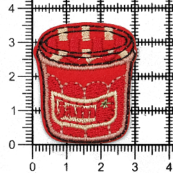 Термоаппликация 'Джем', 3*3.6см, Hobby&Pro