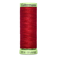 03 Нить Top Stitch 30/30 м для декоративной отстрочки, 100% полиэстер Gutermann 744506 (046 бургундский)