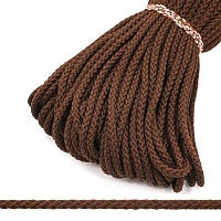 С831 Шнур отделочный плетеный, 4 мм*30 м (коричневый)