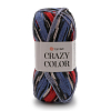 Пряжа YarnArt 'Crazy color' 100гр 260м (25% шерсть,75% акрил) 164 секционный