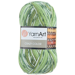 Пряжа YarnArt 'Crazy color' 100гр 260м (25% шерсть,75% акрил)