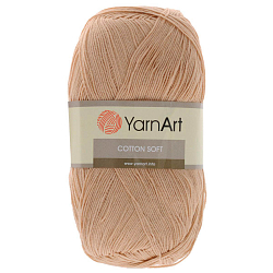 Пряжа YarnArt 'Cotton soft' 100гр 600м (55% хлопок, 45% акрил)