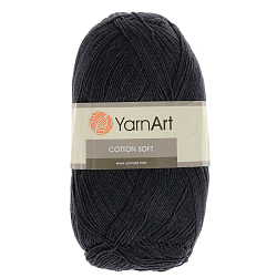 Пряжа YarnArt 'Cotton soft' 100гр 600м (55% хлопок, 45% акрил)