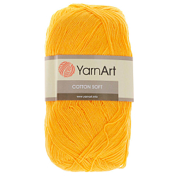 Пряжа YarnArt 'Cotton soft' 100гр 600м (55% хлопок, 45% акрил)