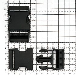 0323-0100 Фастекс 32мм, черный