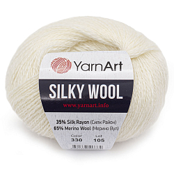 Пряжа YarnArt 'Silky Wool' 25гр 190м (35% шелковая вискоза, 65% шерсть мериноса)