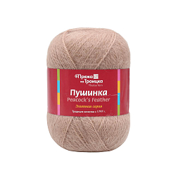 Пряжа из Троицка 'Пушинка' 50гр. 225м. (50% козий пух, 50% шерсть)