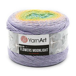 Пряжа YarnArt 'Flowers Moonlight' 260гр 1000м (53% хлопок, 43% полиакрил, 4% металлик)