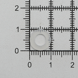 Кольцо уплотнительное пластик под блочку/ люверс №3, d-4,87мм, h-5,66мм (уп.~5000шт) NEW STAR