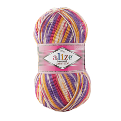 Пряжа ALIZE 'Superwash Comfort Socks' 100гр. 420м. (75% SW шерсть, 25% полиамид)