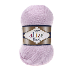 Пряжа ALIZE 'Angora real 40' 100 гр. 430м (40% шерсть, 60% акрил)