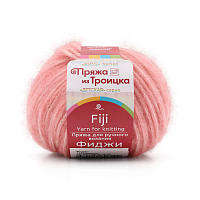 Пряжа из Троицка 'Фиджи' 50гр. 95м. (20% мериносовая шерсть, 60% хлопок, 20% акрил) (125 камелия)