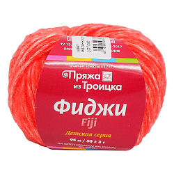 Пряжа из Троицка 'Фиджи' 50гр. 95м. (20% мериносовая шерсть, 60% хлопок, 20% акрил)