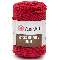 Пряжа YarnArt 'Macrame Rope 3мм' 250гр 63м (60% хлопок, 40% вискоза и полиэстер)