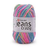 Пряжа YarnArt 'Jeans Crazy' 50гр 160м (55% хлопок, 45% полиакрил)