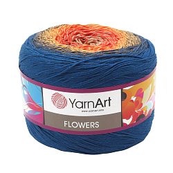 Пряжа YarnArt 'Flowers' 250гр 1000м (55% хлопок, 45% полиакрил)