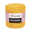 Пряжа YarnArt 'Curly Macrame' 500гр 195м (60% хлопок, 40% вискоза и полиэстер) 764 желтый
