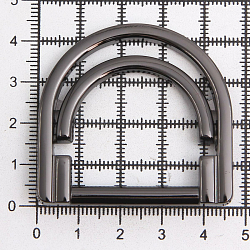 MB 158 Пряжка (Полукольцо двойное) 30мм металл