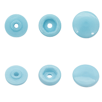 Кнопка круглая 12,5/10мм пластик (уп.~100шт) NEW STAR (198 небесно-голубой)