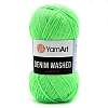 Пряжа YarnArt 'Denim Washed' 50гр 130м (70% хлопок, 30% акрил) 912 зеленый