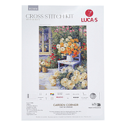 BU5056 Набор для вышивания 'Цветы во дворе', 27*36,5см, Luca-S