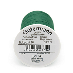 15 Нить Bulky-Lock 80/1000 м оверлочная текстурированная, 100% полиэстер Gutermann 730808