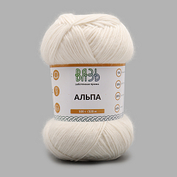 Пряжа Вязь 'Альпа' 100гр 320м (5% альпака, 10% шерсть, 20% нейлон, 65% акрил)