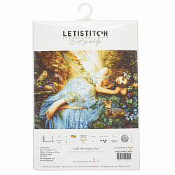 Leti960 Набор для вышивания LetiStitch 'Весенняя фея' 40*30см