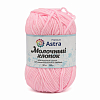 Пряжа Astra Premium 'Молочный хлопок' (Milk Cotton) 50гр 100м (+/-5%) (50%хлопок, 50%молочный акрил) 02 нежно-розовый