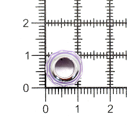 Бусины-шармы металлизированные, пластик, 5389, 12*9.5-6MM, 6 шт/упак, микс, Astra&Craft