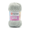 Пряжа YarnArt 'Flowers Unicolor' 50гр 200м (55% хлопок, 45% полиакрил) 741 пепельный